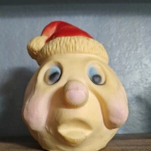 Rare Retro Hard To Find Foam Squishy Christmas Decor